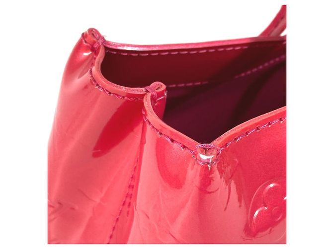 Borsa Tote Wilshire Boulevard in Monogram Vernis di Louis Vuitton Rosa - vista 12