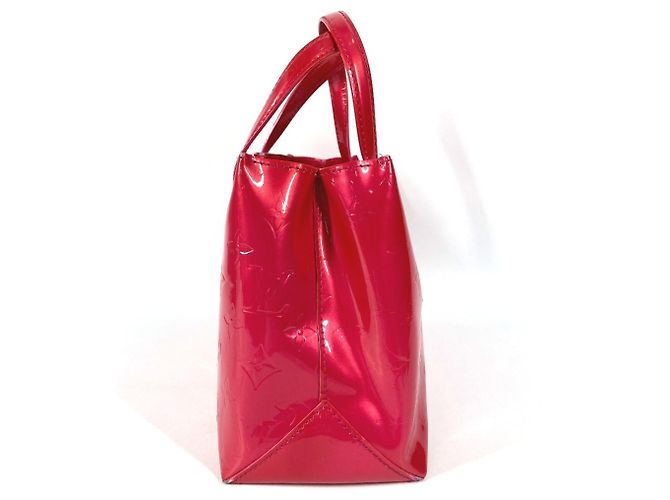 Borsa Tote Wilshire Boulevard in Monogram Vernis di Louis Vuitton Rosa - vista 4