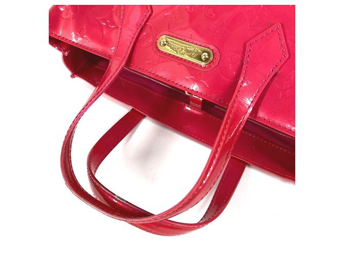 Borsa Tote Wilshire Boulevard in Monogram Vernis di Louis Vuitton Rosa - vista 8