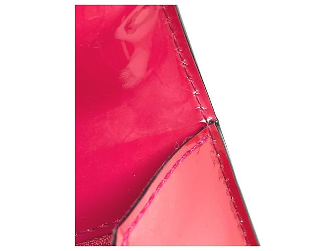 Borsa Monceau BB in Monogram Vernis di Louis Vuitton Rosa Porpora - vista 16