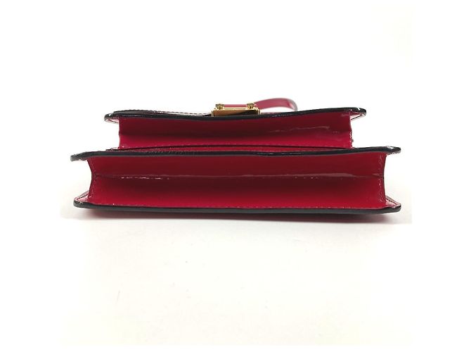 Borsa Monceau BB in Monogram Vernis di Louis Vuitton Rosa Porpora - vista 5