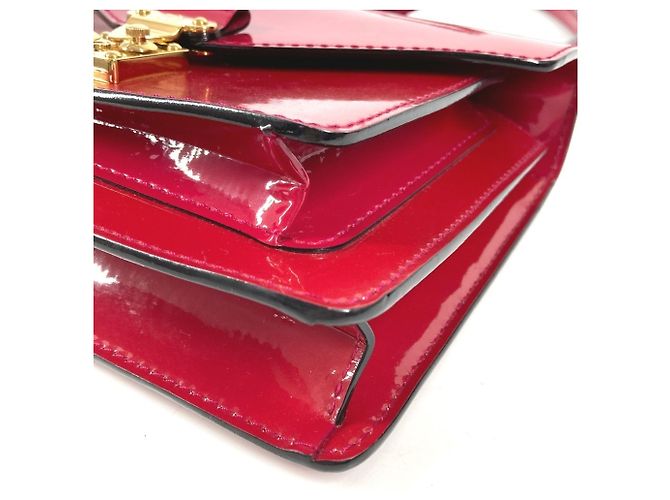Borsa Monceau BB in Monogram Vernis di Louis Vuitton Rosa Porpora - vista 6