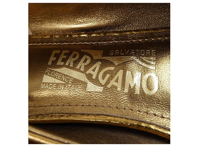 Scarpe flat VARINA di Salvatore Ferragamo D'oro - vista 6
