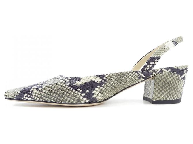 Pumps Jimmy Choo GINI45 Nero Verde - vista 2