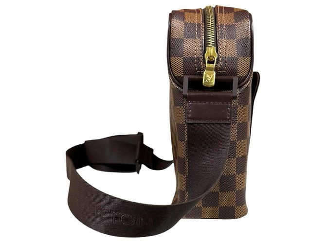 Borsa a Spalla Louis Vuitton Olaf PM Damier Marrone - vista 4