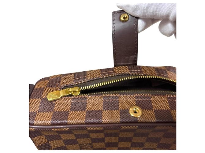 Borsa a Spalla Louis Vuitton Olaf PM Damier Marrone - vista 9