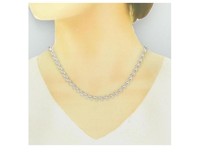 Autre Marque Collana in Platino Pt850 Argento - vista 5