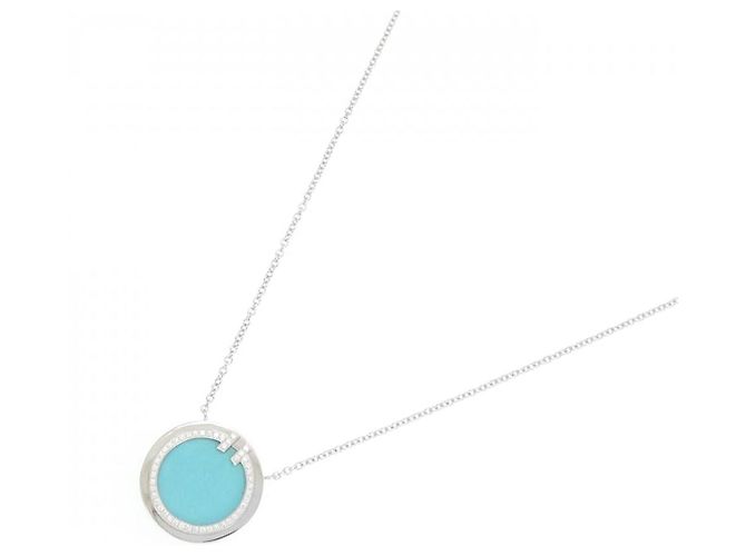 Tiffany & Co Collana Tiffany T Circle Au750 Argento - vista 2