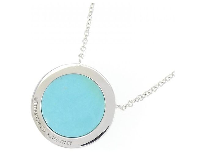 Tiffany & Co Collana Tiffany T Circle Au750 Argento - vista 4