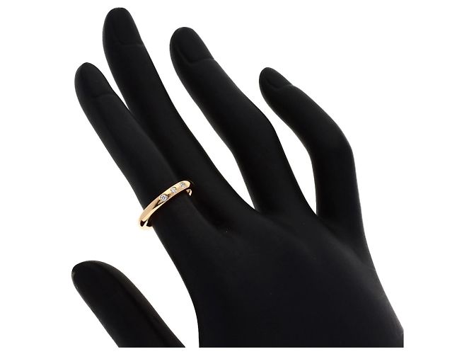 Stapeling Diamantring von Tiffany & Co. Golden - Ansicht 7