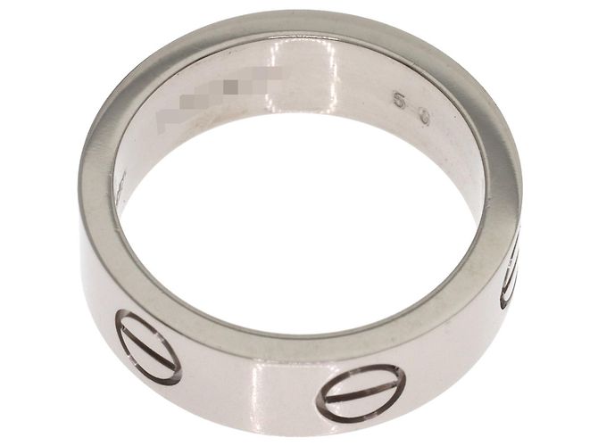 Anello Cartier Love in oro bianco 18K - vista 4