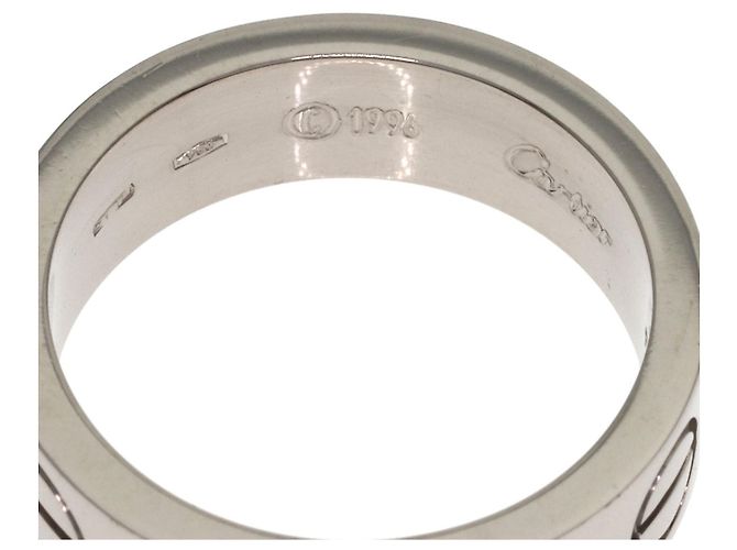 Anello Cartier Love in oro bianco 18K - vista 5