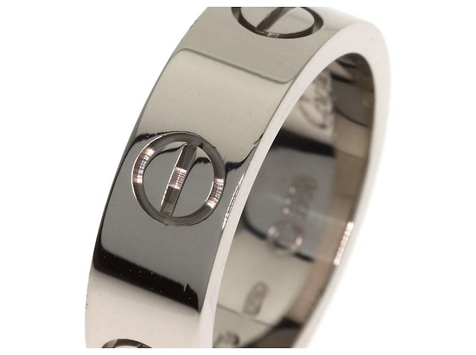 Anello Cartier Love in oro bianco 18K - vista 7