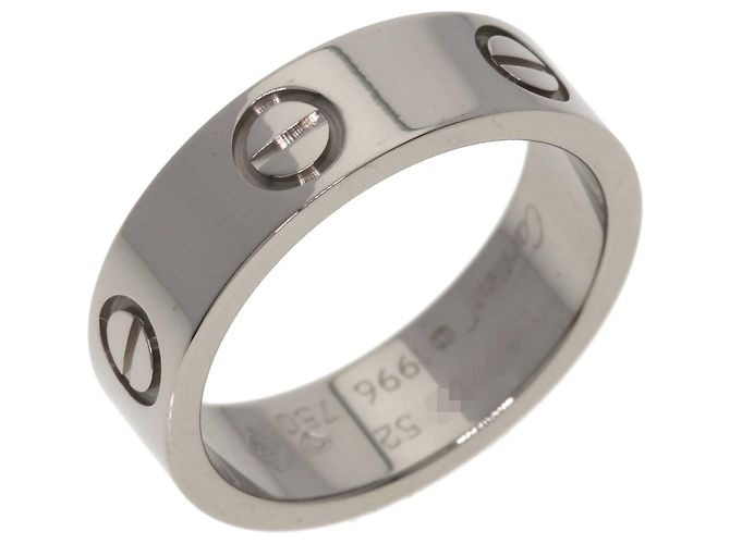 Anello Love Cartier in oro bianco 18K - vista 2
