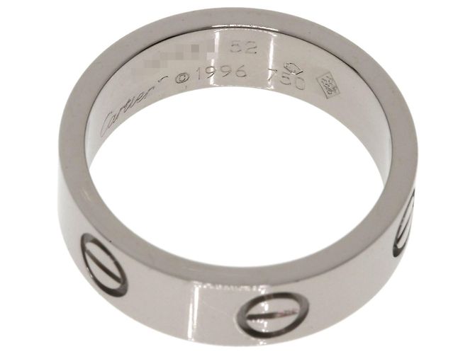 Anello Love Cartier in oro bianco 18K - vista 4