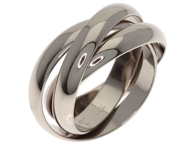 Anello Trinity di Cartier in oro bianco 18K - vista 2