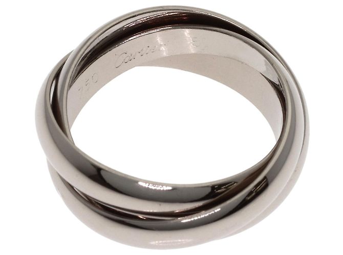 Anello Trinity di Cartier in oro bianco 18K - vista 3