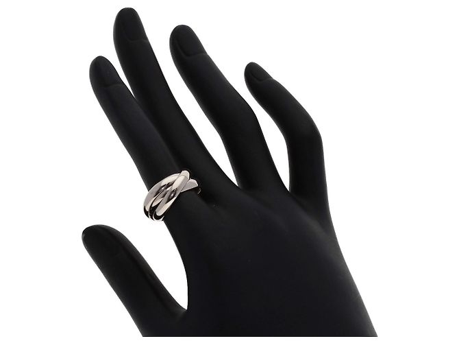 Anello Trinity di Cartier in oro bianco 18K - vista 4