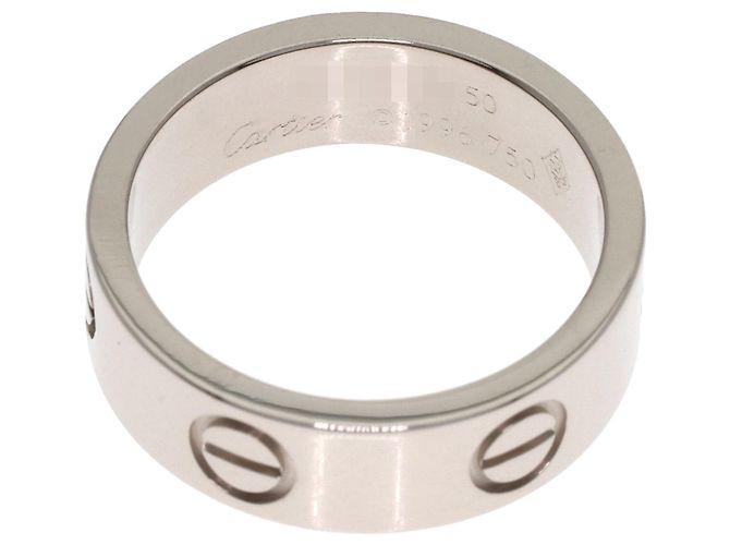 Anello Love Cartier in oro bianco 18K - vista 4