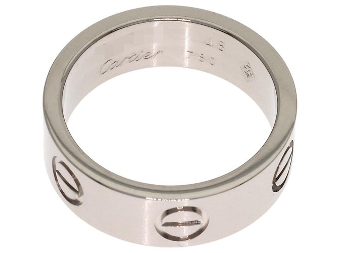 Anello Love Cartier in oro bianco 18K - vista 4