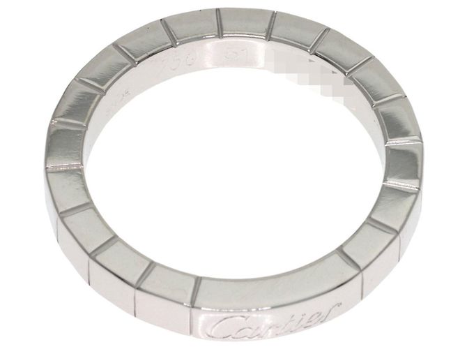 Anello Cartier Lanieres in oro bianco 18K - vista 4