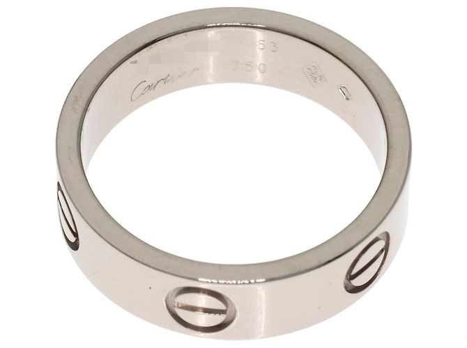 Anello Love Cartier in oro bianco 18K - vista 4
