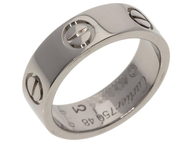 Anello Love Cartier in oro bianco 18K - vista 2