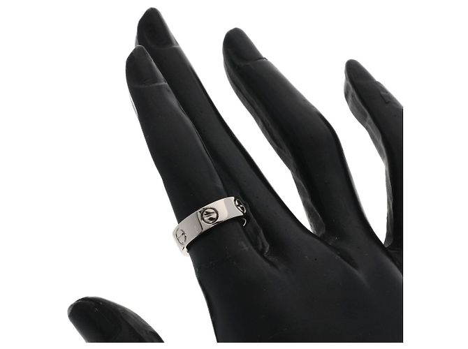 Anello Love Cartier in oro bianco 18K - vista 5