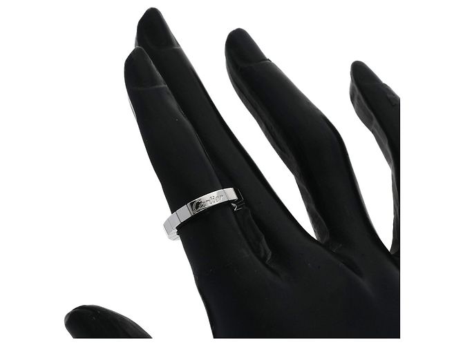 Anello in oro bianco 18K Cartier Lanières - vista 5