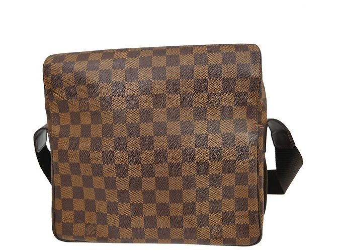 Borsa a mano Naviglio Damier Louis Vuitton Marrone - vista 2