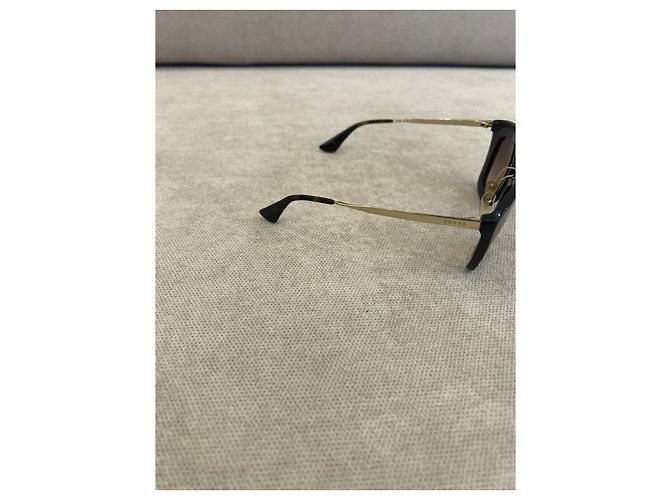 Gafas de sol Prada Cat-Eye en acetato carey lentes degradadas Marrón oscuro - vista 4