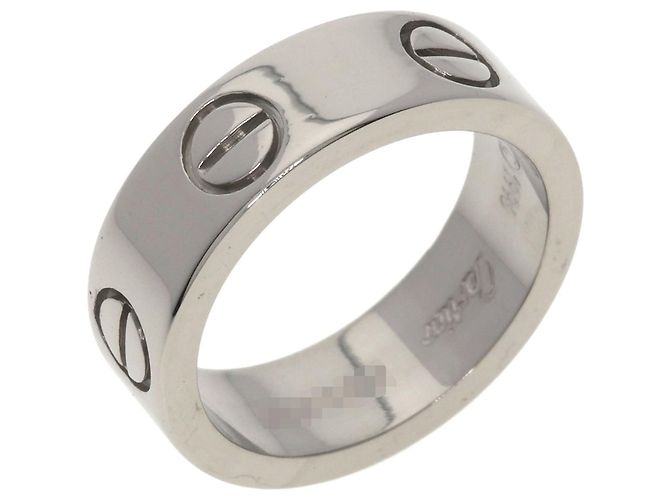 Anello Love Cartier in oro bianco 18K - vista 2