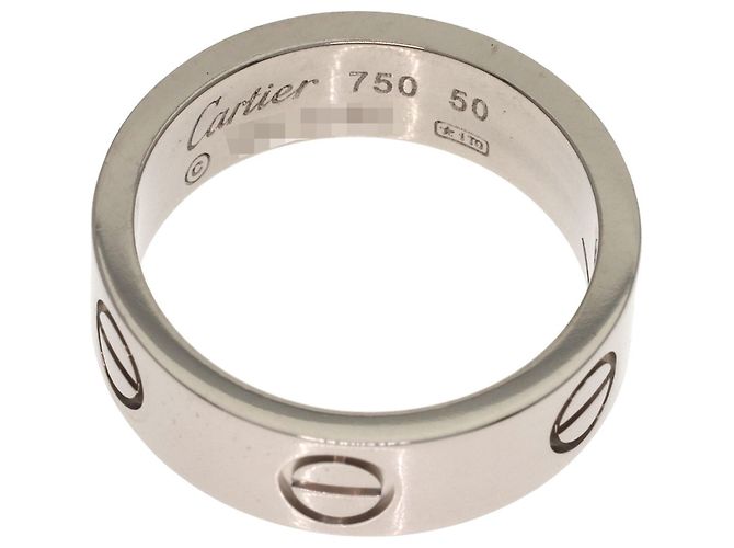 Anello Love Cartier in oro bianco 18K - vista 4