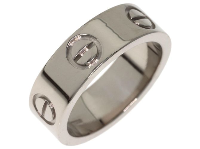 Anello Love Cartier in oro bianco 18K - vista 2