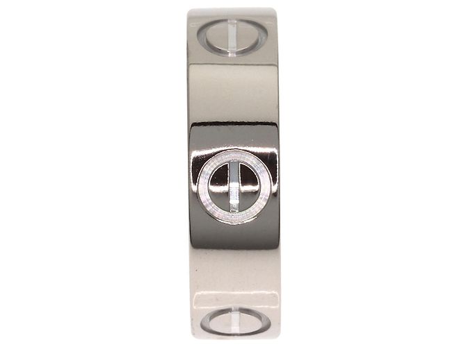 Anello Cartier Love in oro bianco 18K - vista 3