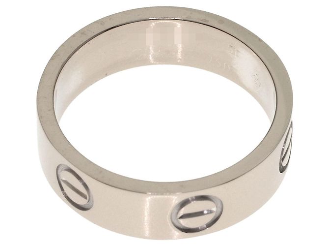 Anello Cartier Love in oro bianco 18K - vista 4