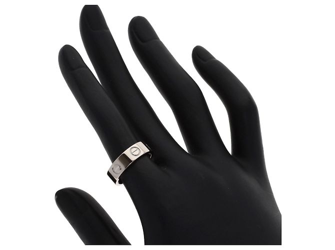 Anello Cartier Love in oro bianco 18K - vista 5