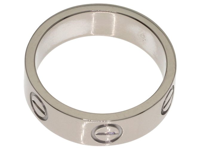 Anello Cartier Love in oro bianco 18K - vista 6