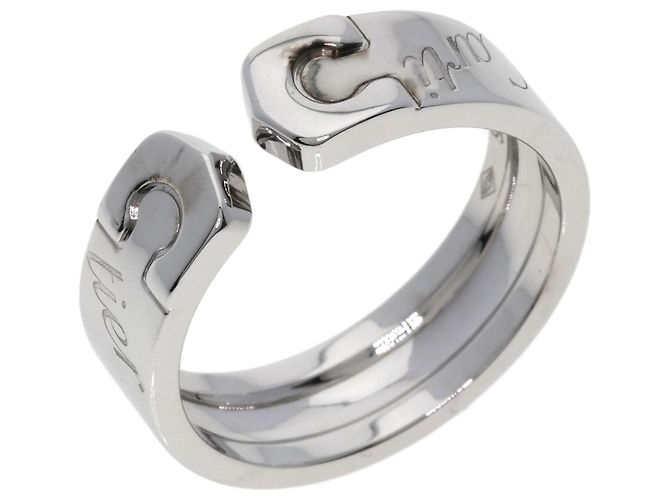 Bague Cartier C2 en or blanc 18K - vue 2