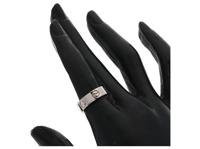 Anel Love Cartier em ouro branco 18K - vista 5