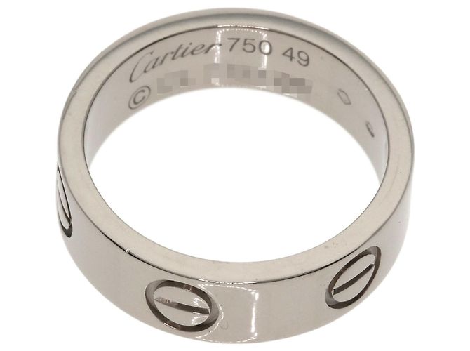 Anel Love Cartier em ouro branco 18K - vista 6