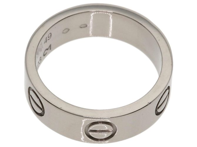 Anel Love Cartier em ouro branco 18K - vista 7