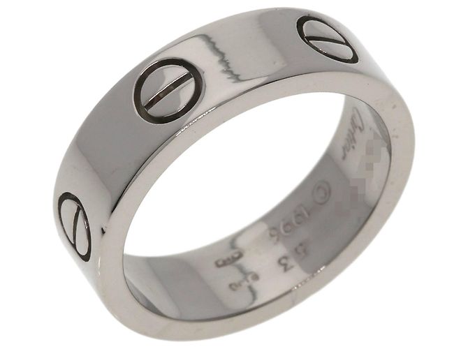 Anello Cartier Love in oro bianco 18K - vista 2