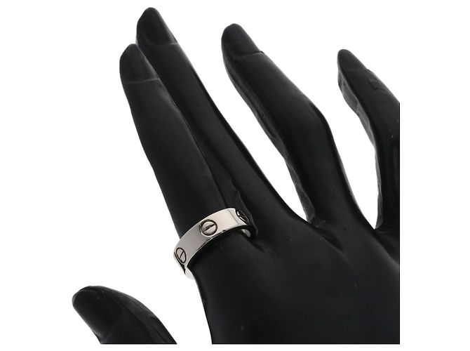 Anello Cartier Love in oro bianco 18K - vista 6