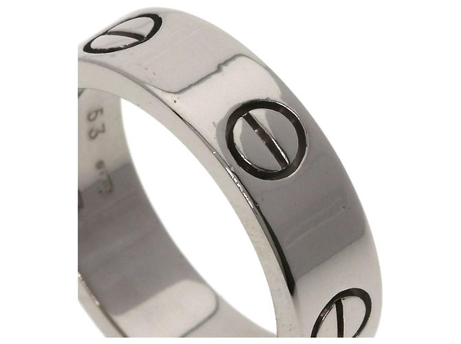 Anello Cartier Love in oro bianco 18K - vista 7