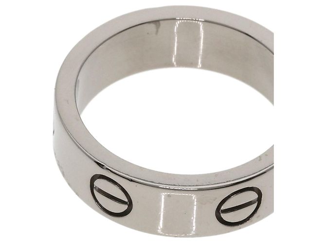 Anello Cartier Love in oro bianco 18K - vista 8