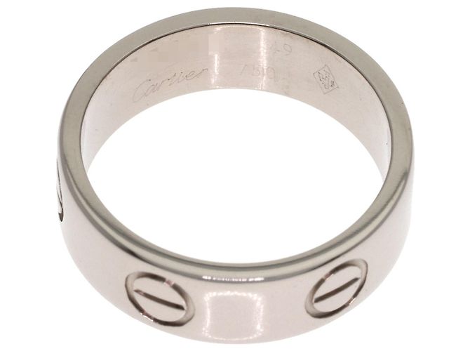 Anello Love Cartier in oro bianco 18K - vista 4
