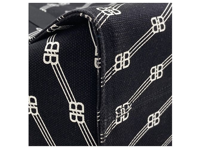 Everyday Borsa Tote BB Monogram di Balenciaga Nero - vista 13