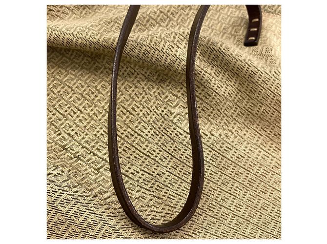 Sac fourre-tout Fendi Zucchino Beige - vue 22