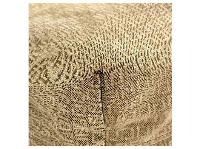 Sac fourre-tout Fendi Zucchino Beige - vue 26